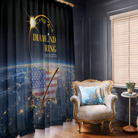 Total Solar Eclipse 2024 Window Curtain My 2nd Diamond Ring - Wonder Print Shop