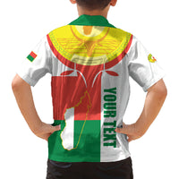 Madagascar Independence Day Family Matching Off The Shoulder Long Sleeve Dress and Hawaiian Shirt Madagasikara June 26 - Wonder Print Shop