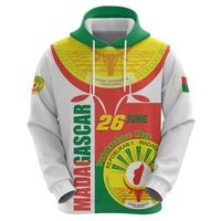 Madagascar Independence Day Zip Hoodie Madagasikara June 26 - Wonder Print Shop