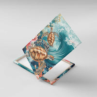 Personalized Caribbean Sea Turtle Canvas Wall Art Fantastic Ocean Waves