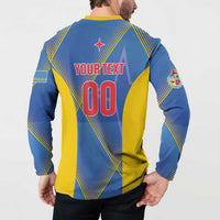 Custom Sport Team Aruba Button Sweatshirt One Team One Dream