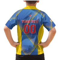 Custom Sport Team Aruba Family Matching Mermaid Dress and Hawaiian Shirt One Team One Dream