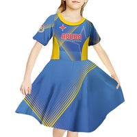 Custom Sport Team Aruba Kid Short Sleeve Dress One Team One Dream