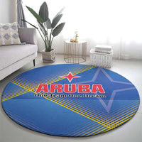 Sport Team Aruba Round Carpet One Team One Dream