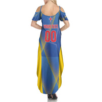 Custom Sport Team Aruba Summer Maxi Dress One Team One Dream