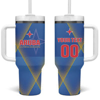 Custom Sport Team Aruba Tumbler With Handle One Team One Dream