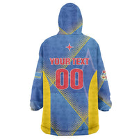 Custom Sport Team Aruba Wearable Blanket Hoodie One Team One Dream