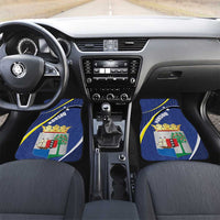 Curacao Flag Day Car Mats Korsou Map Simple Style