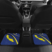 Curacao Flag Day Car Mats Korsou Map Simple Style