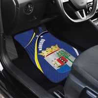 Curacao Flag Day Car Mats Korsou Map Simple Style