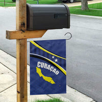 Curacao Flag Day Garden Flag Korsou Map Simple Style