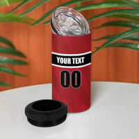 Custom Trinidad and Tobago Rugby 4 in 1 Can Cooler Tumbler Come On Calypso Warriors