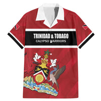Custom Trinidad and Tobago Rugby Family Matching Mermaid Dress and Hawaiian Shirt Come On Calypso Warriors