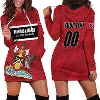 Custom Trinidad and Tobago Rugby Hoodie Dress Come On Calypso Warriors