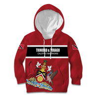 Custom Trinidad and Tobago Rugby Kid Hoodie Come On Calypso Warriors