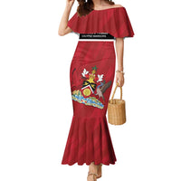 Custom Trinidad and Tobago Rugby Mermaid Dress Come On Calypso Warriors