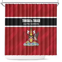 Trinidad and Tobago Rugby Shower Curtain Come On Calypso Warriors