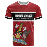Custom Trinidad and Tobago Rugby T Shirt Come On Calypso Warriors