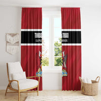 Trinidad and Tobago Rugby Window Curtain Come On Calypso Warriors