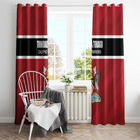 Trinidad and Tobago Rugby Window Curtain Come On Calypso Warriors