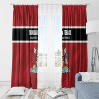 Trinidad and Tobago Rugby Window Curtain Come On Calypso Warriors