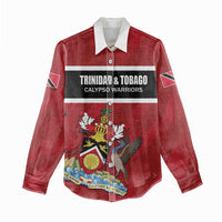 Custom Trinidad and Tobago Rugby Women Casual Shirt Come On Calypso Warriors