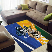 Italy And Australia Soccer Area Rug Gli Azzurri Vs Socceroos