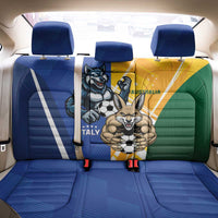 Italy And Australia Soccer Back Car Seat Cover Gli Azzurri Vs Socceroos