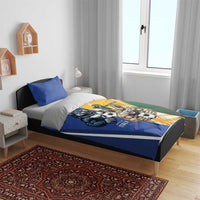 Italy And Australia Soccer Bedding Set Gli Azzurri Vs Socceroos