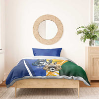 Italy And Australia Soccer Bedding Set Gli Azzurri Vs Socceroos