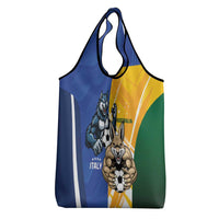 Italy And Australia Soccer Grocery Bag Gli Azzurri Vs Socceroos