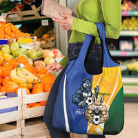Italy And Australia Soccer Grocery Bag Gli Azzurri Vs Socceroos