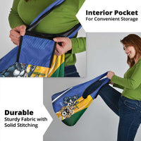 Italy And Australia Soccer Grocery Bag Gli Azzurri Vs Socceroos