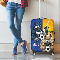 Italy And Australia Soccer Luggage Cover Gli Azzurri Vs Socceroos