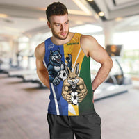 Custom Italy And Australia Soccer Men Tank Top Gli Azzurri Vs Socceroos