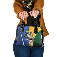 Italy And Australia Soccer Shoulder Handbag Gli Azzurri Vs Socceroos