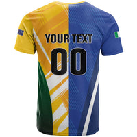 Custom Italy And Australia Soccer T Shirt Gli Azzurri Vs Socceroos