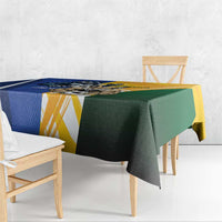 Italy And Australia Soccer Tablecloth Gli Azzurri Vs Socceroos