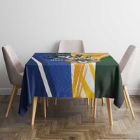 Italy And Australia Soccer Tablecloth Gli Azzurri Vs Socceroos