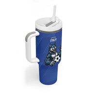 Custom Italy And Australia Soccer Tumbler With Handle Gli Azzurri Vs Socceroos