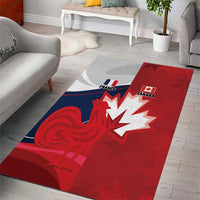 Rugby France And Canada Area Rug Le XV de France Vs Canucks