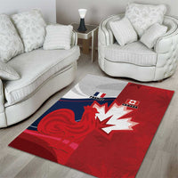 Rugby France And Canada Area Rug Le XV de France Vs Canucks