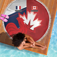 Rugby France And Canada Beach Blanket Le XV de France Vs Canucks