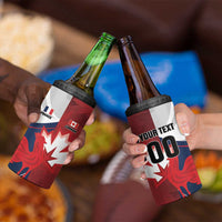 Custom Rugby France And Canada 4 in 1 Can Cooler Tumbler Le XV de France Vs Canucks
