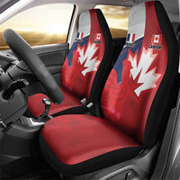 Rugby France And Canada Car Seat Cover Le XV de France Vs Canucks