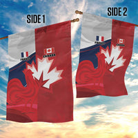 Rugby France And Canada Garden Flag Le XV de France Vs Canucks