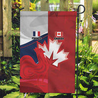 Rugby France And Canada Garden Flag Le XV de France Vs Canucks