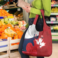 Rugby France And Canada Grocery Bag Le XV de France Vs Canucks