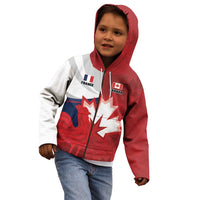 Custom Rugby France And Canada Kid Hoodie Le XV de France Vs Canucks