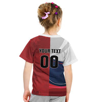 Custom Rugby France And Canada Kid T Shirt Le XV de France Vs Canucks
